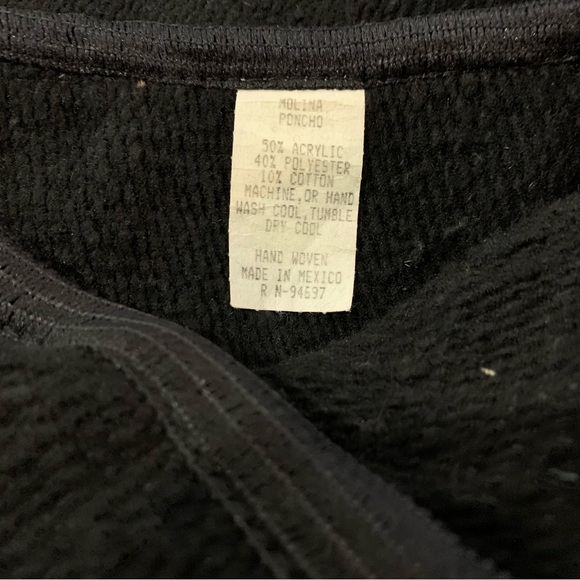 MOLINA PONCHO- Clint Eastwood Style MEASURES 78” X 48” UNFOLD - Picture 8 of 12